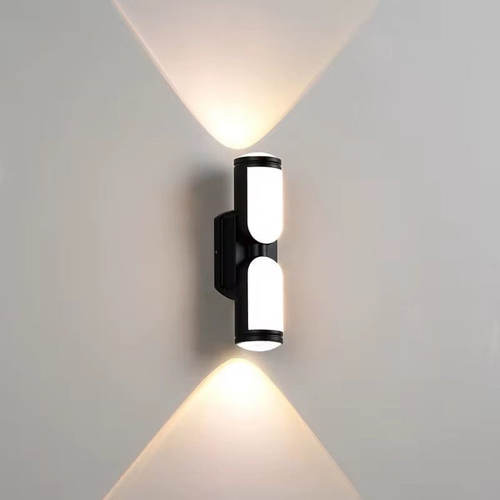 Dual Cylinder Outdoor Wall Light