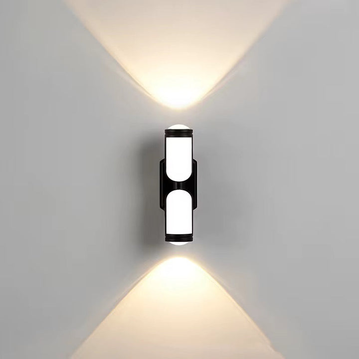 Dual Cylinder Outdoor Wall Light