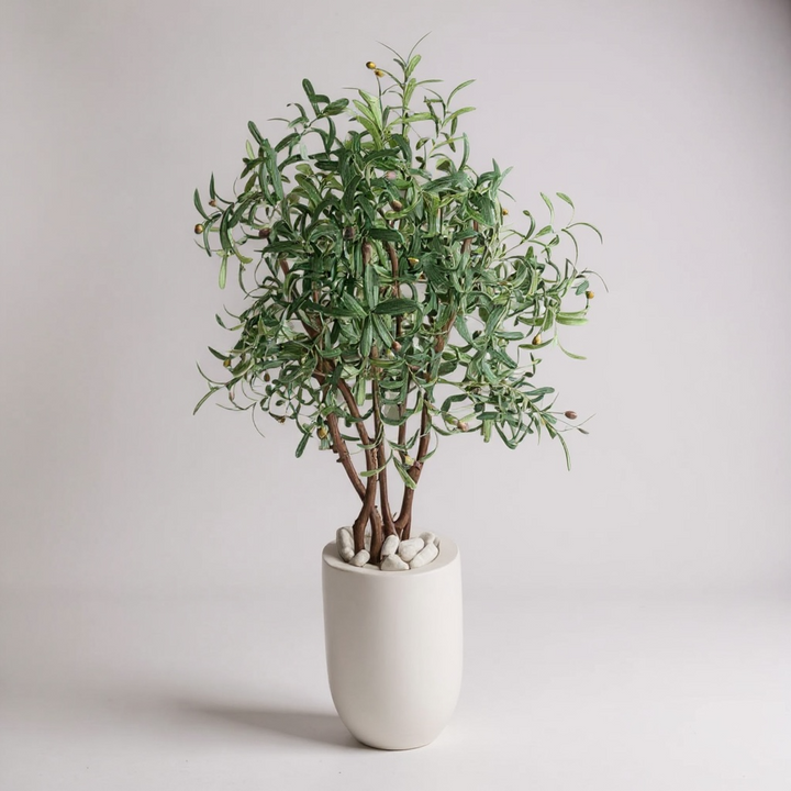 Artificial Olive Tree in Fiberglass Pot