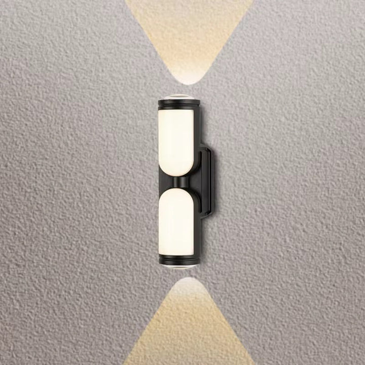 Dual Cylinder Outdoor Wall Light