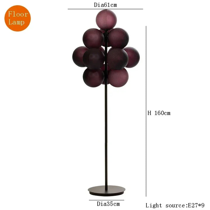 Sculptural Cluster Globe Pendant Light