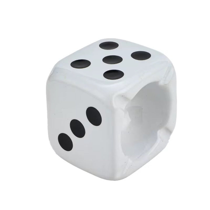 Ceramic Dice Decorative Ashtray