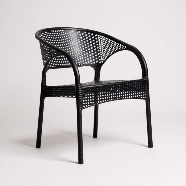 Nava Curve Outdoor Chair – Black