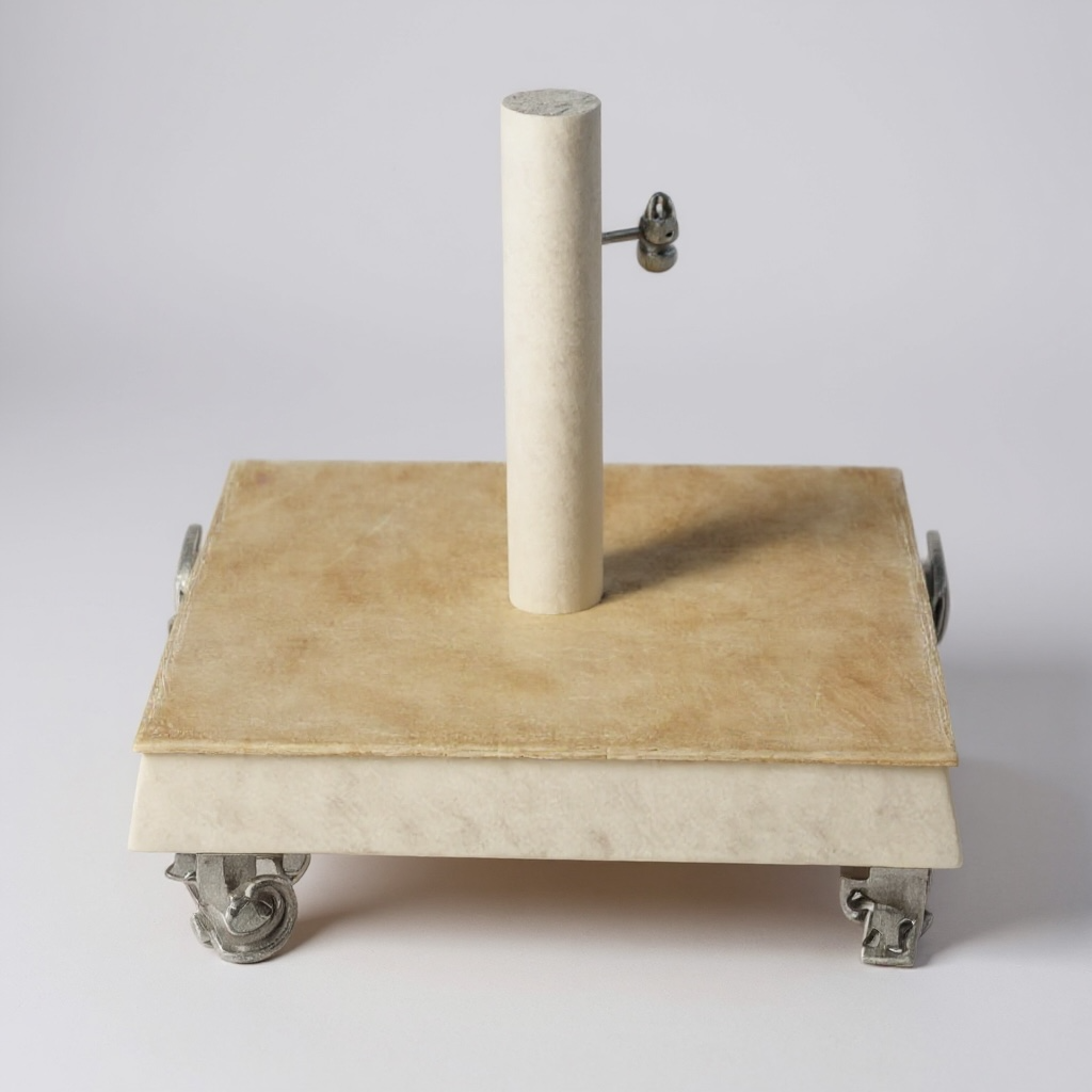 Heavy-Duty Umbrella Base - Marble or Pebble-Filled Stand