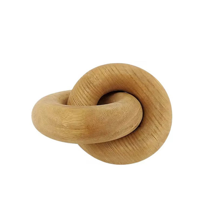 Abstract Ceramic Knot Sculpture