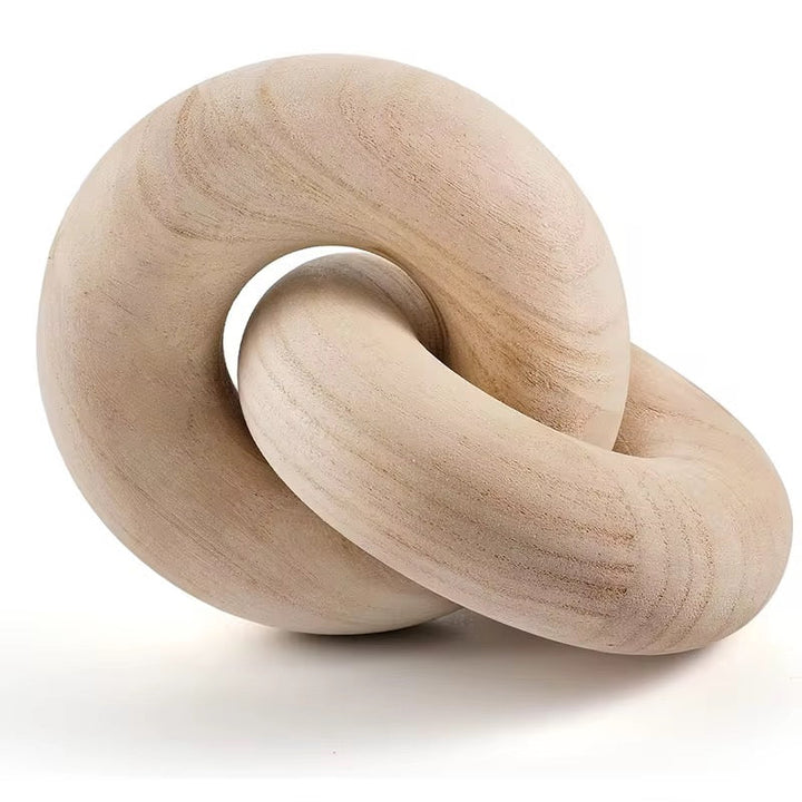 Abstract Ceramic Knot Sculpture