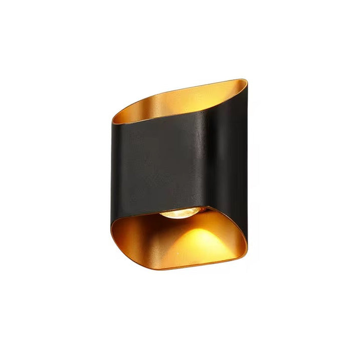 Black & Gold Modern Wall Light