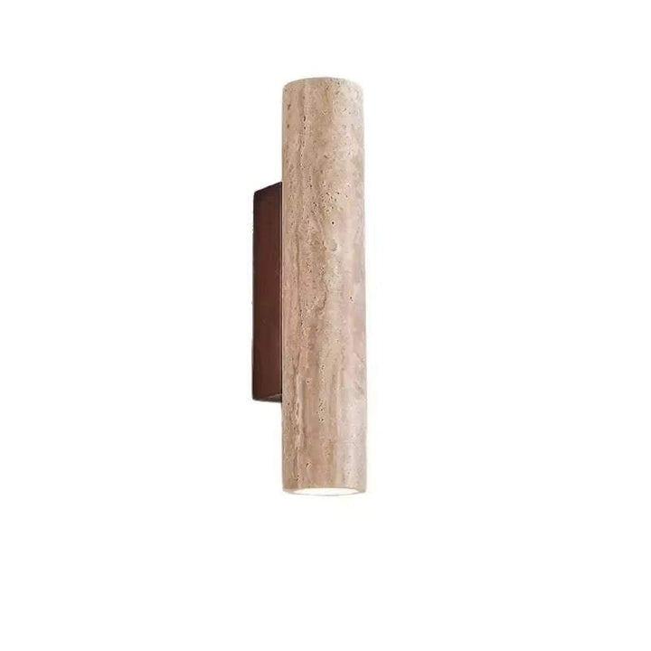 Vertical Travertine Wall Light