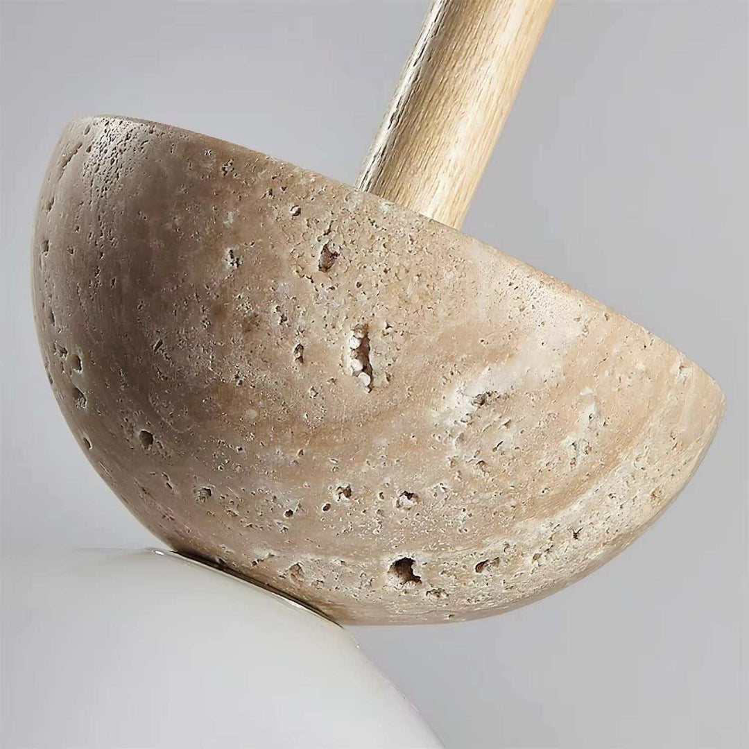 Stone Globe Hanging Light