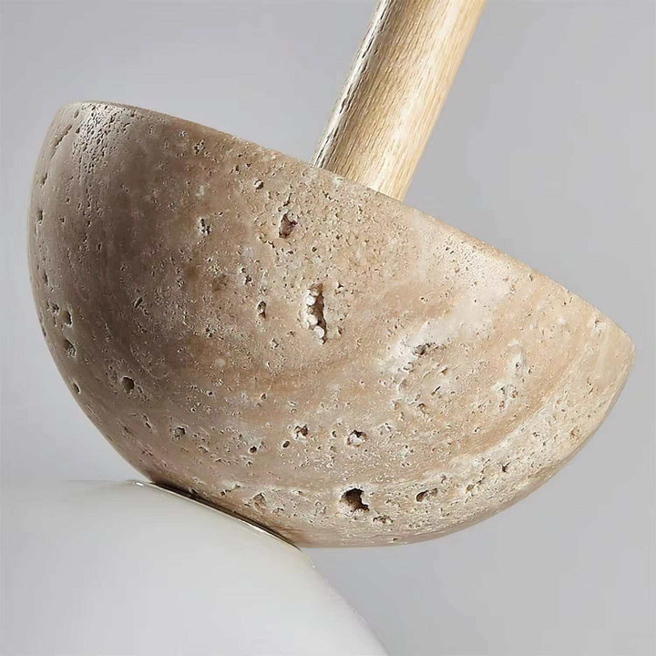Stone Globe Hanging Light
