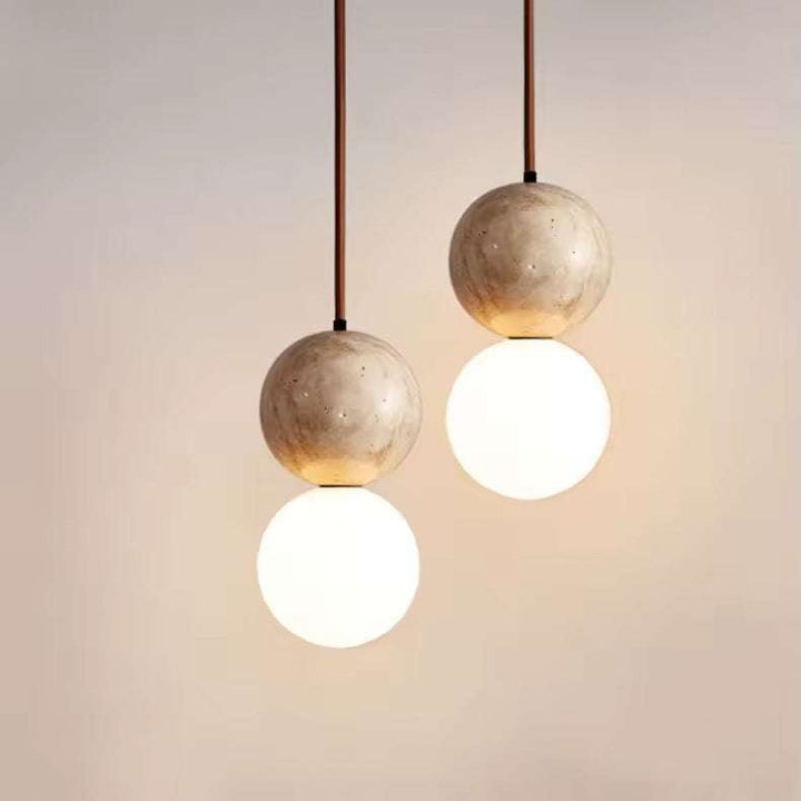 Travertine Stone Pendant Lights