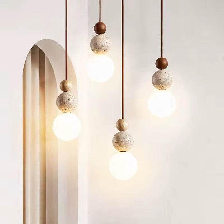 Travertine Stone Pendant Lights