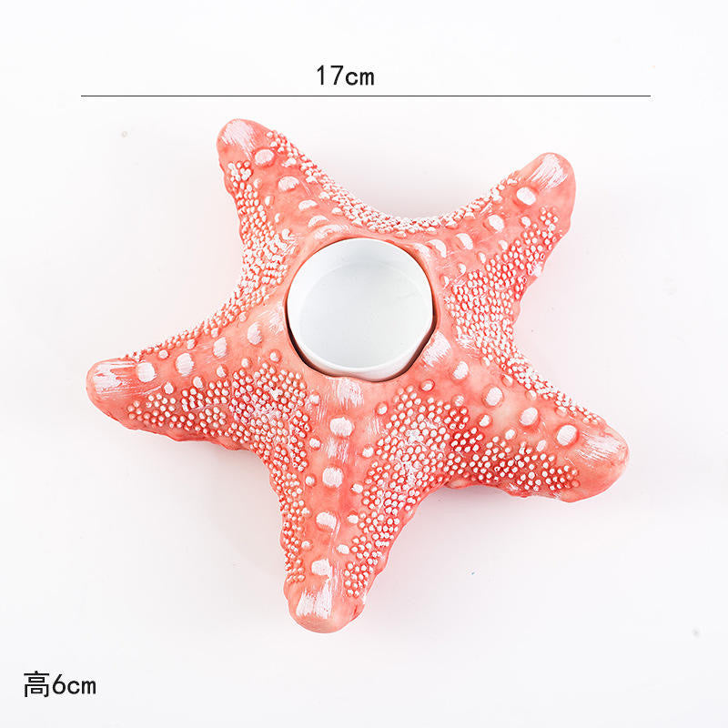 StarGlow - Colorful Starfish Candle Holders