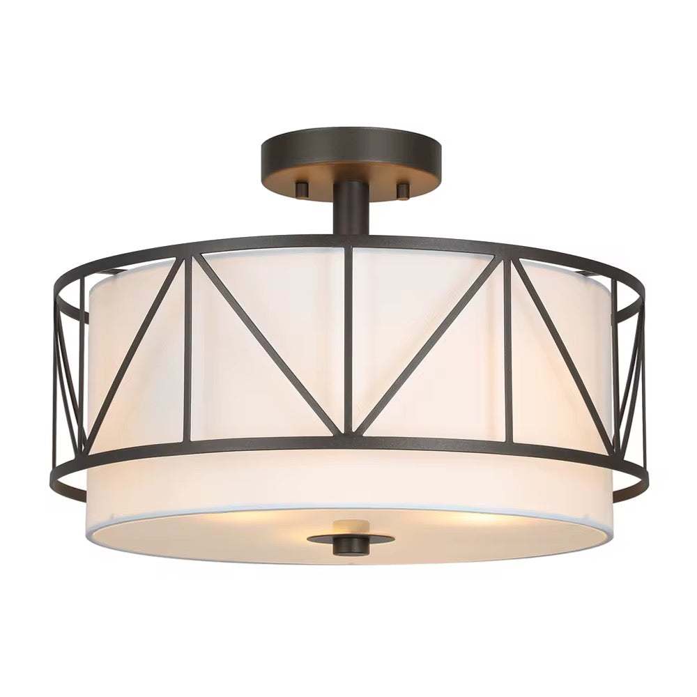 Industrial Drum Chandelier