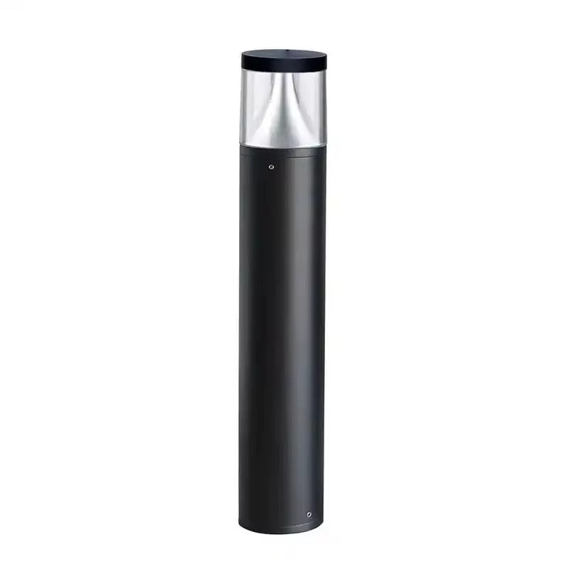 Black Outdoor Bollard Light