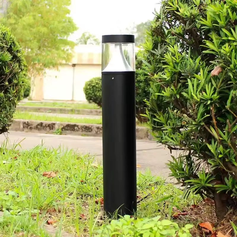 Black Outdoor Bollard Light