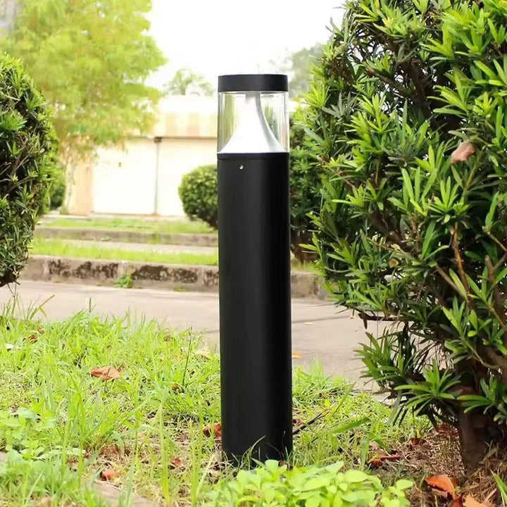 Black Outdoor Bollard Light