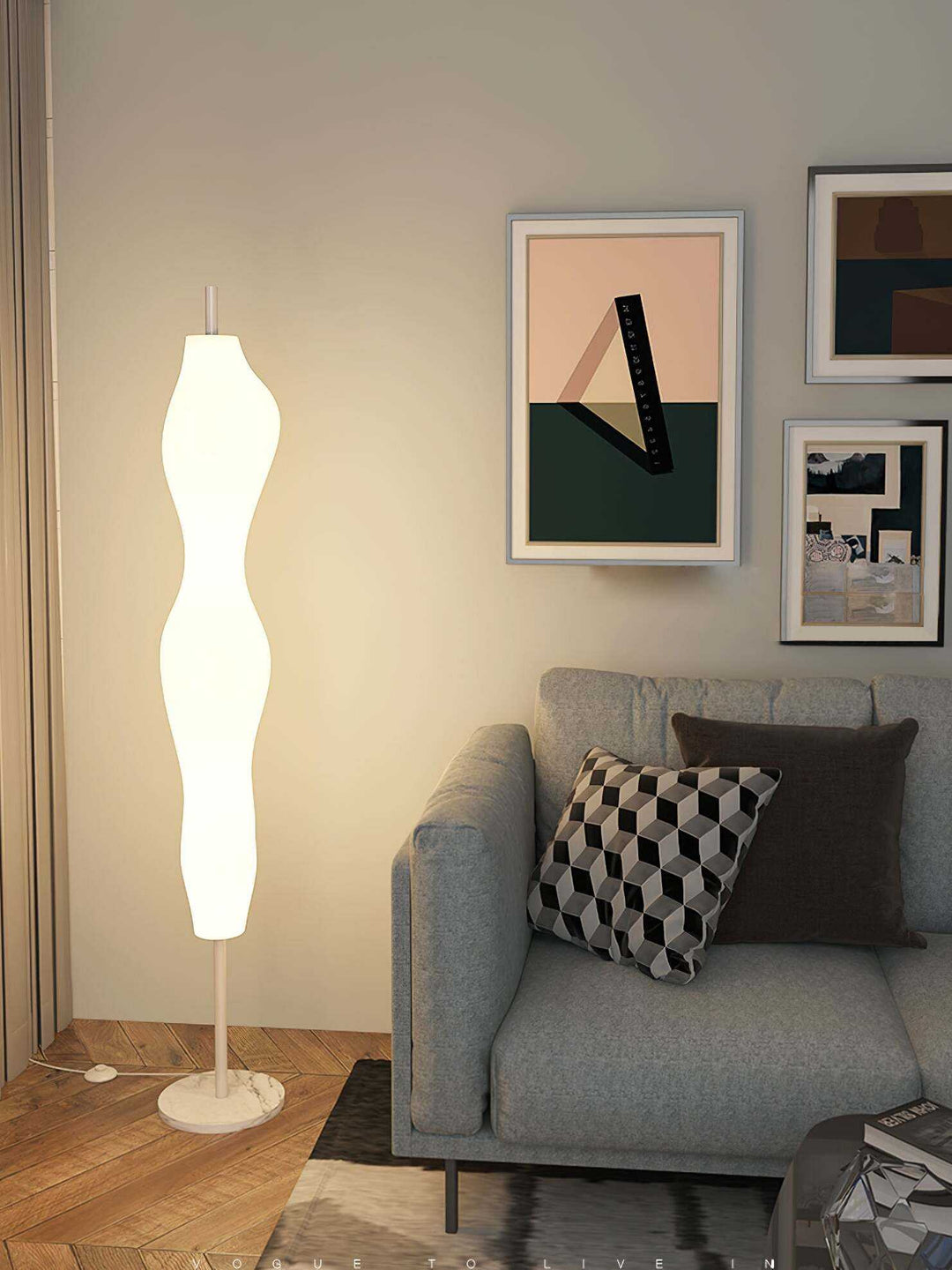 Sculptural Floor Lamp