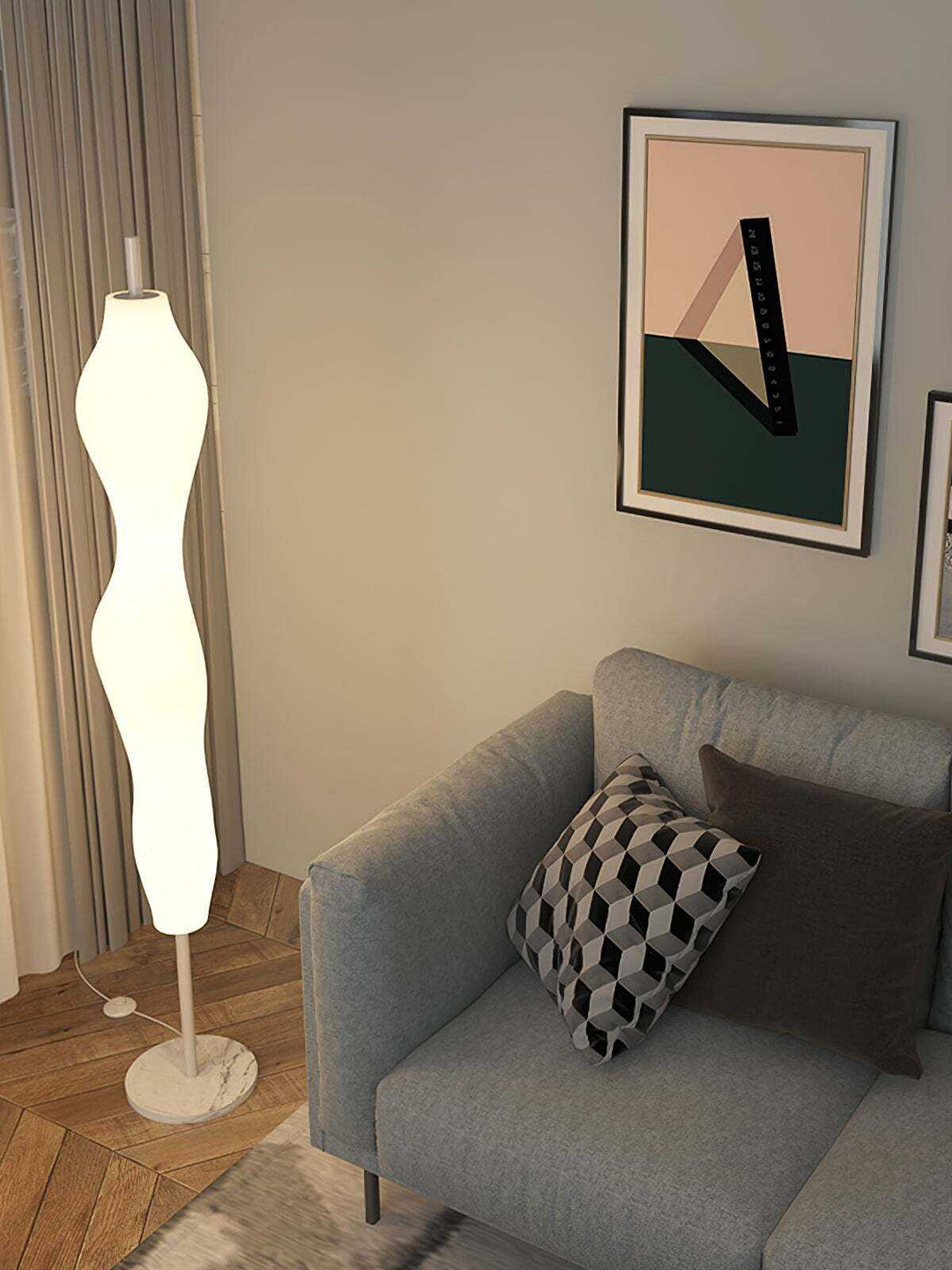 Sculptural Floor Lamp