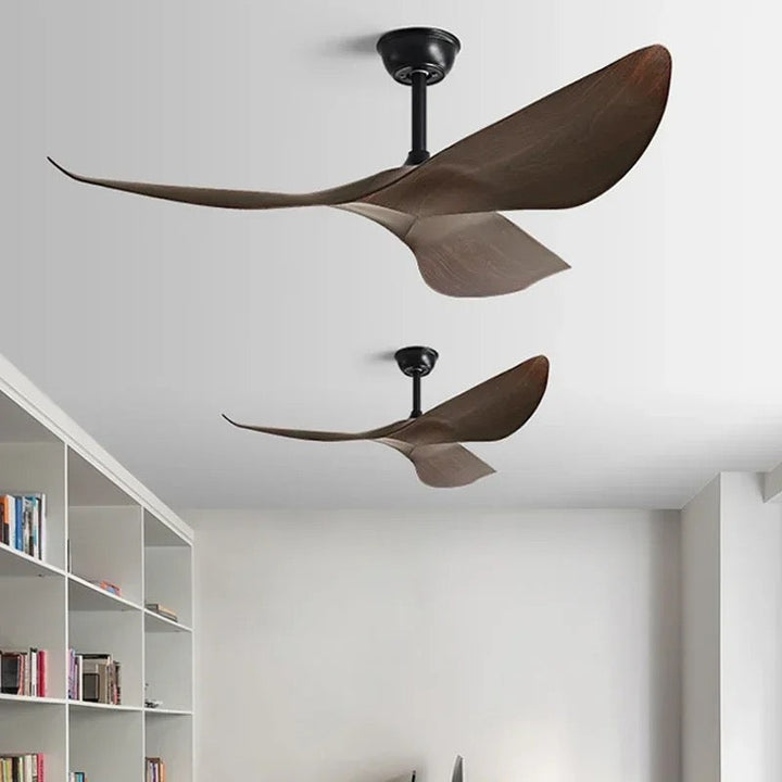 Modern 3-Blade Ceiling Fan with Sculptural Design