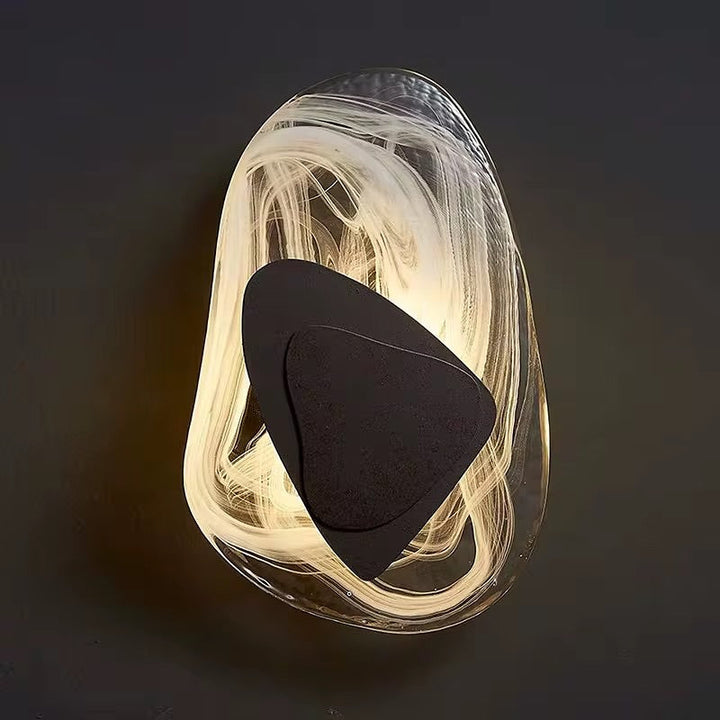 Artistic Swirl Wall Light - Abstract Modern Design