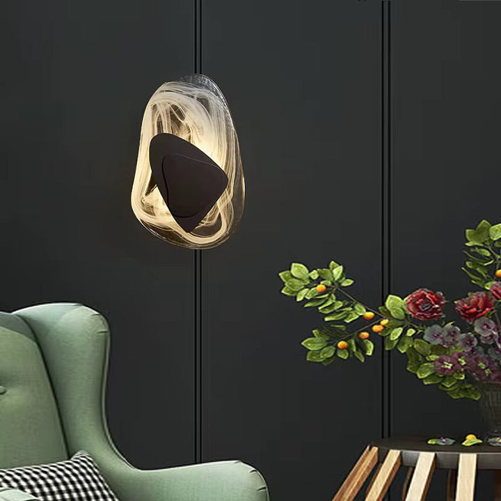 Artistic Swirl Wall Light - Abstract Modern Design