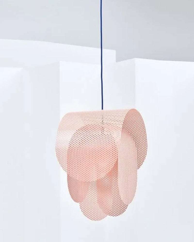 Pink Light Designes Modern Sculptural Pink Pendant LightMake a bold design statement with ...
