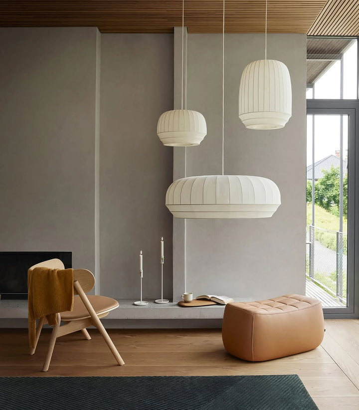Scandinavian Pendant Light Set in Three Shapes