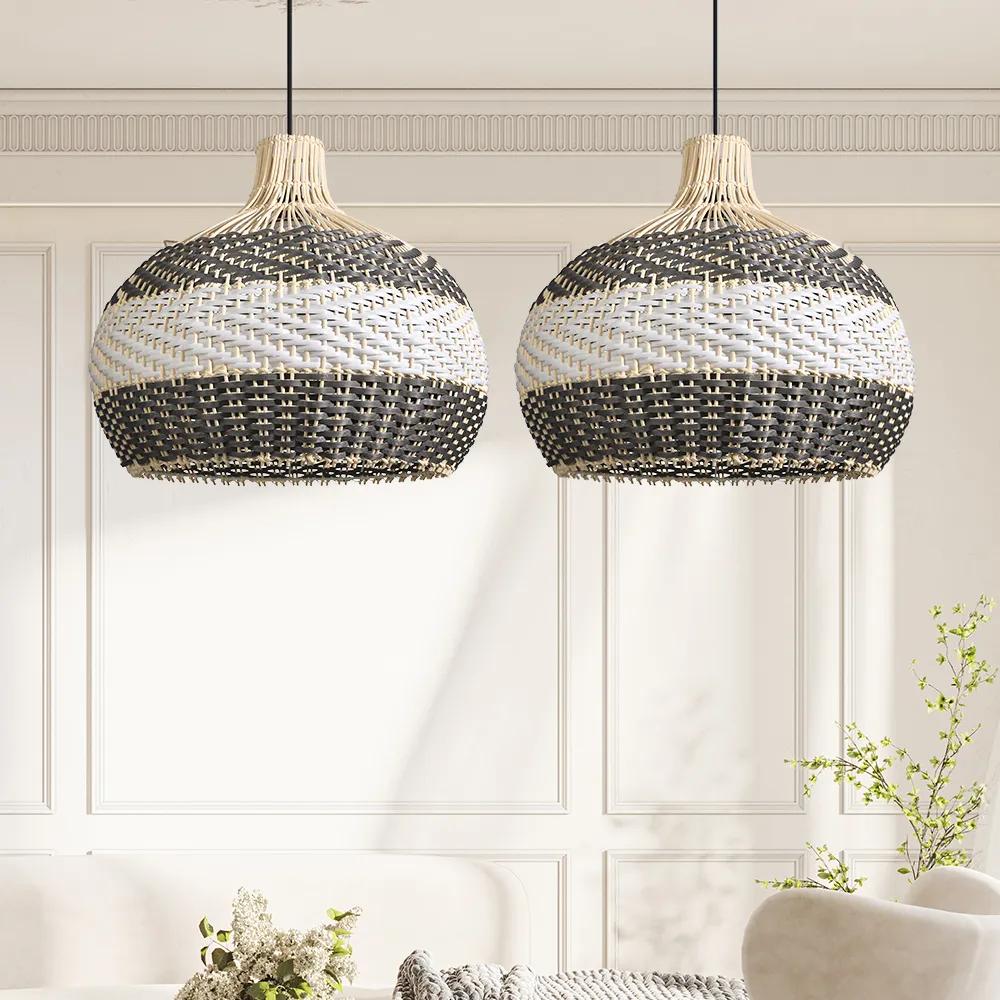 Handcrafted Woven Pendant Light