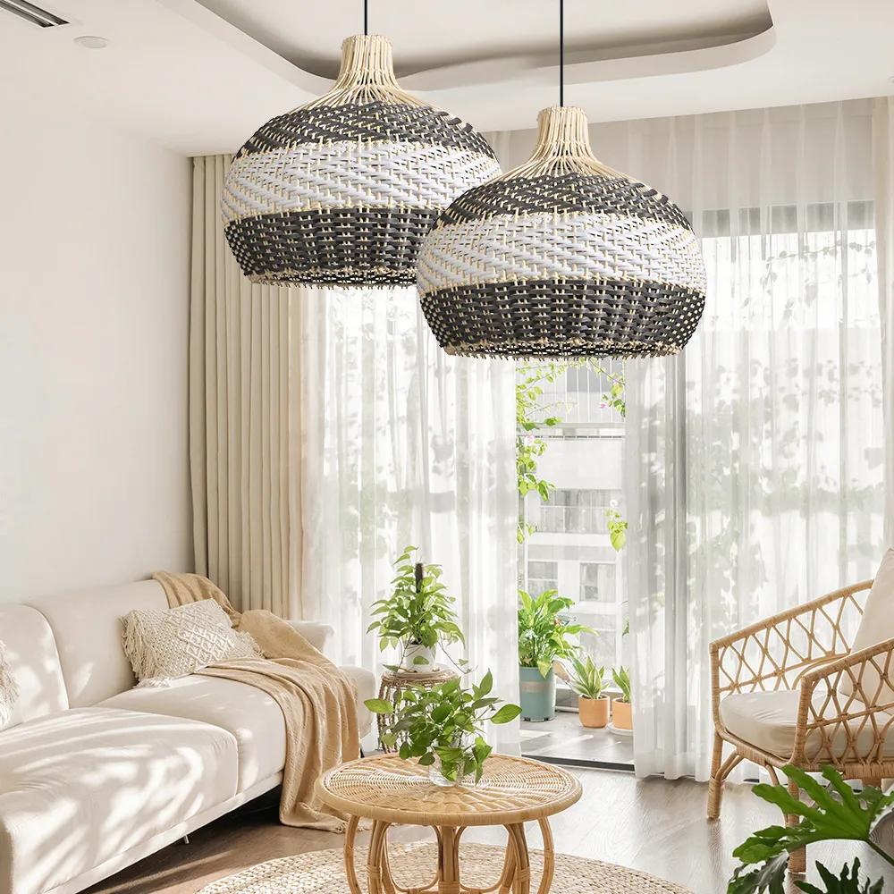 Handcrafted Woven Pendant Light