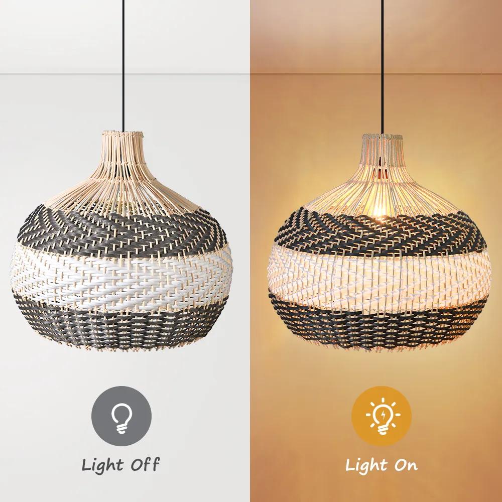 Handcrafted Woven Pendant Light