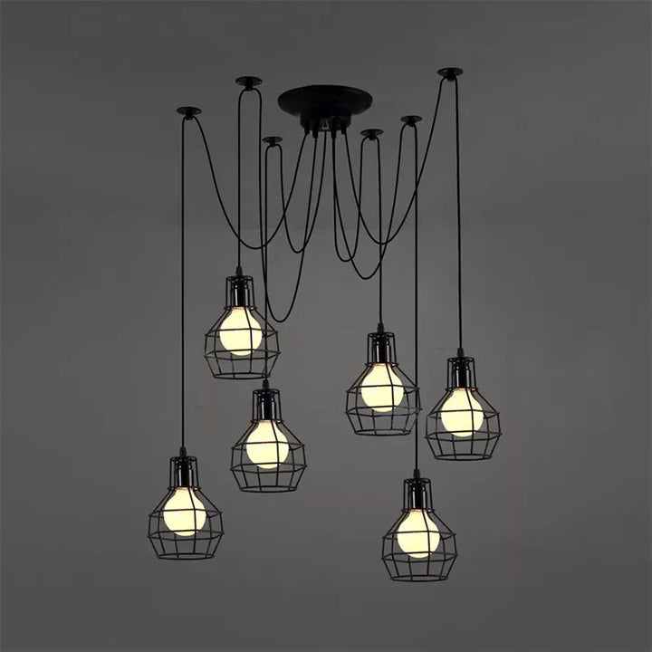 Industrial Cage Pendant Lamp