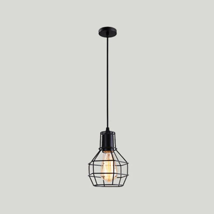 Industrial Cage Pendant Lamp