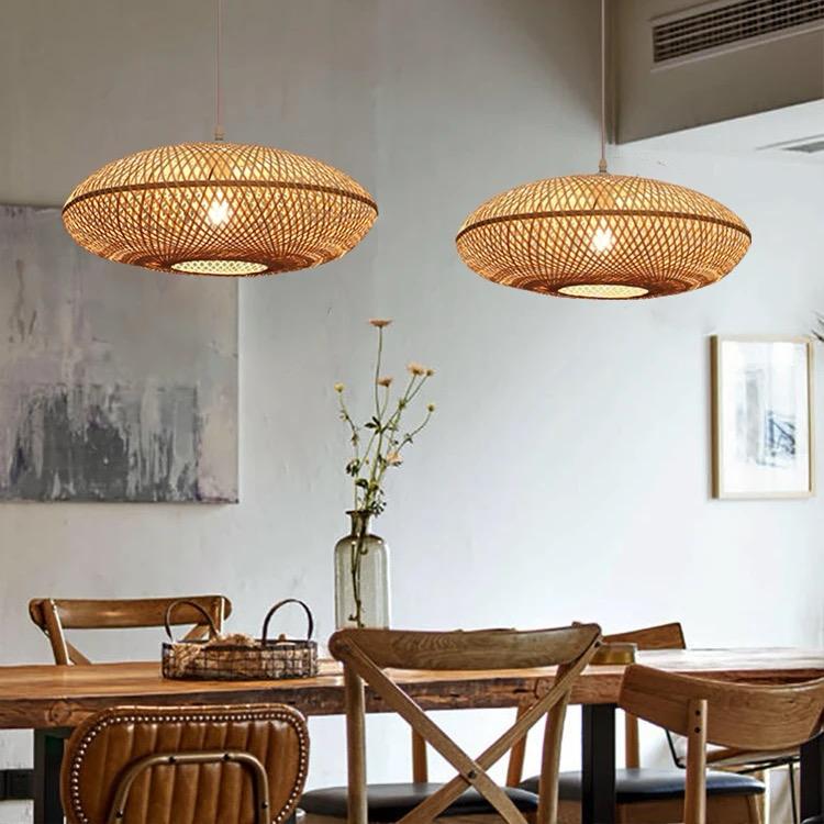 Rustic Rattan Pendant Light for Cozy Spaces