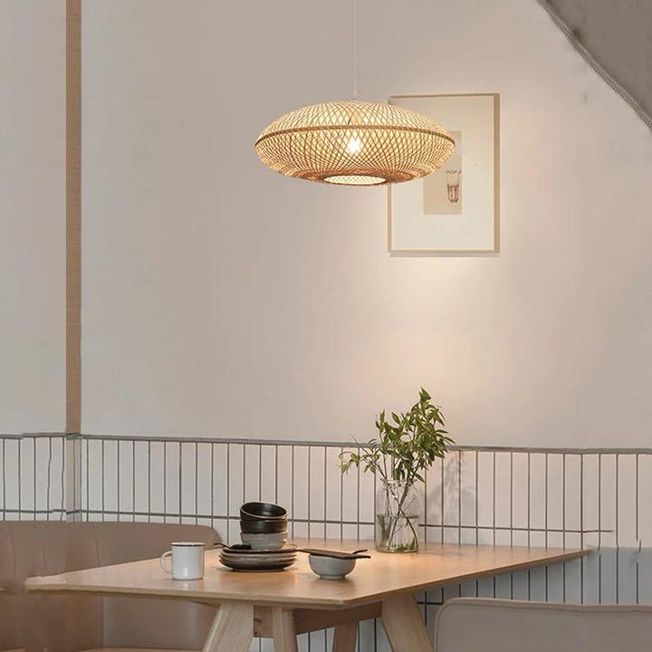 Rustic Rattan Pendant Light for Cozy Spaces