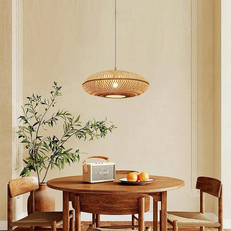 Rustic Rattan Pendant Light for Cozy Spaces