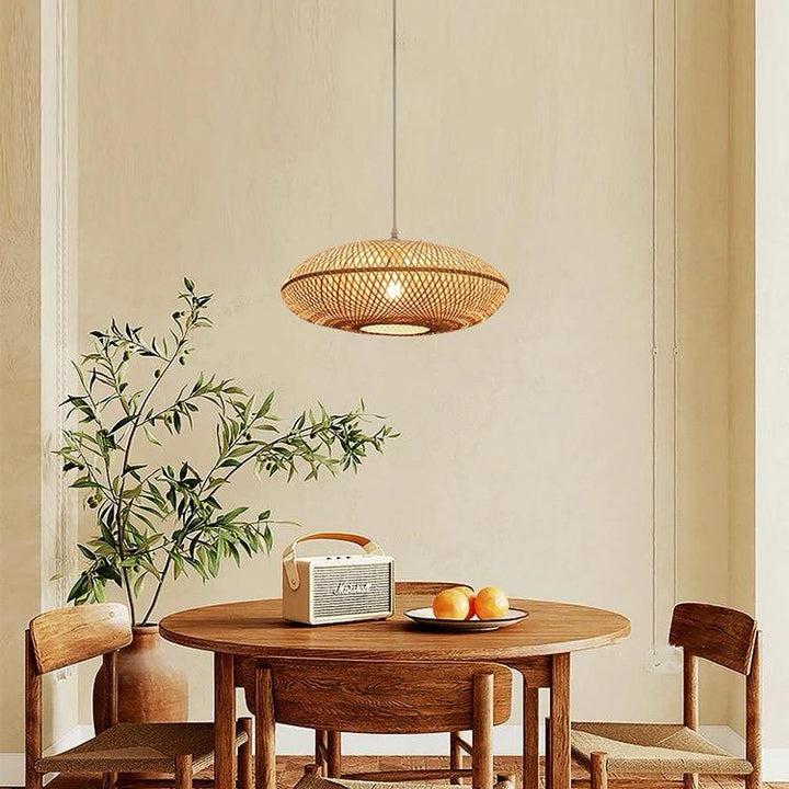 Rustic Rattan Pendant Light for Cozy Spaces