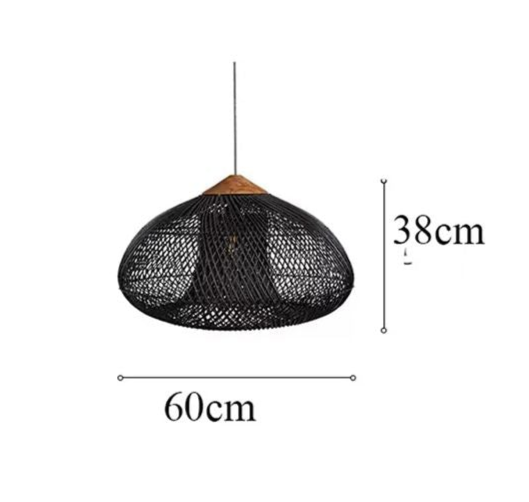 Handwoven Bamboo Pendant Light