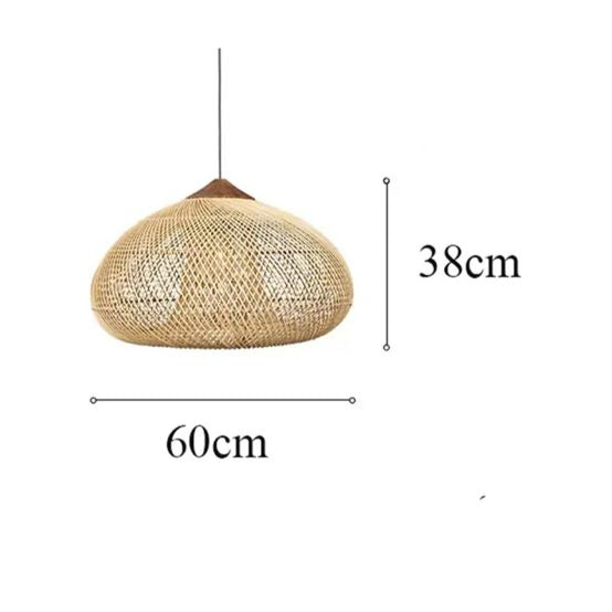 Handwoven Bamboo Pendant Light