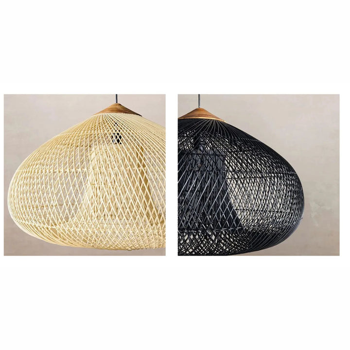 Handwoven Bamboo Pendant Light