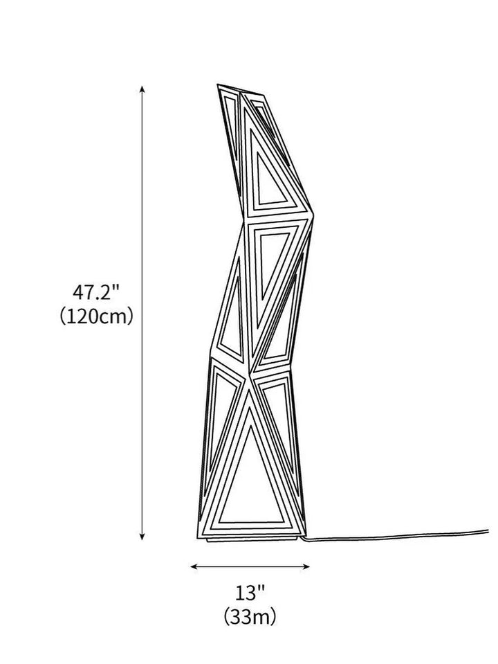 Geometric LED Floor Lamp