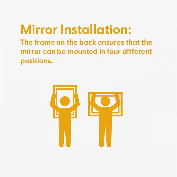 Eclipse - Asymmetrical LED Mirror