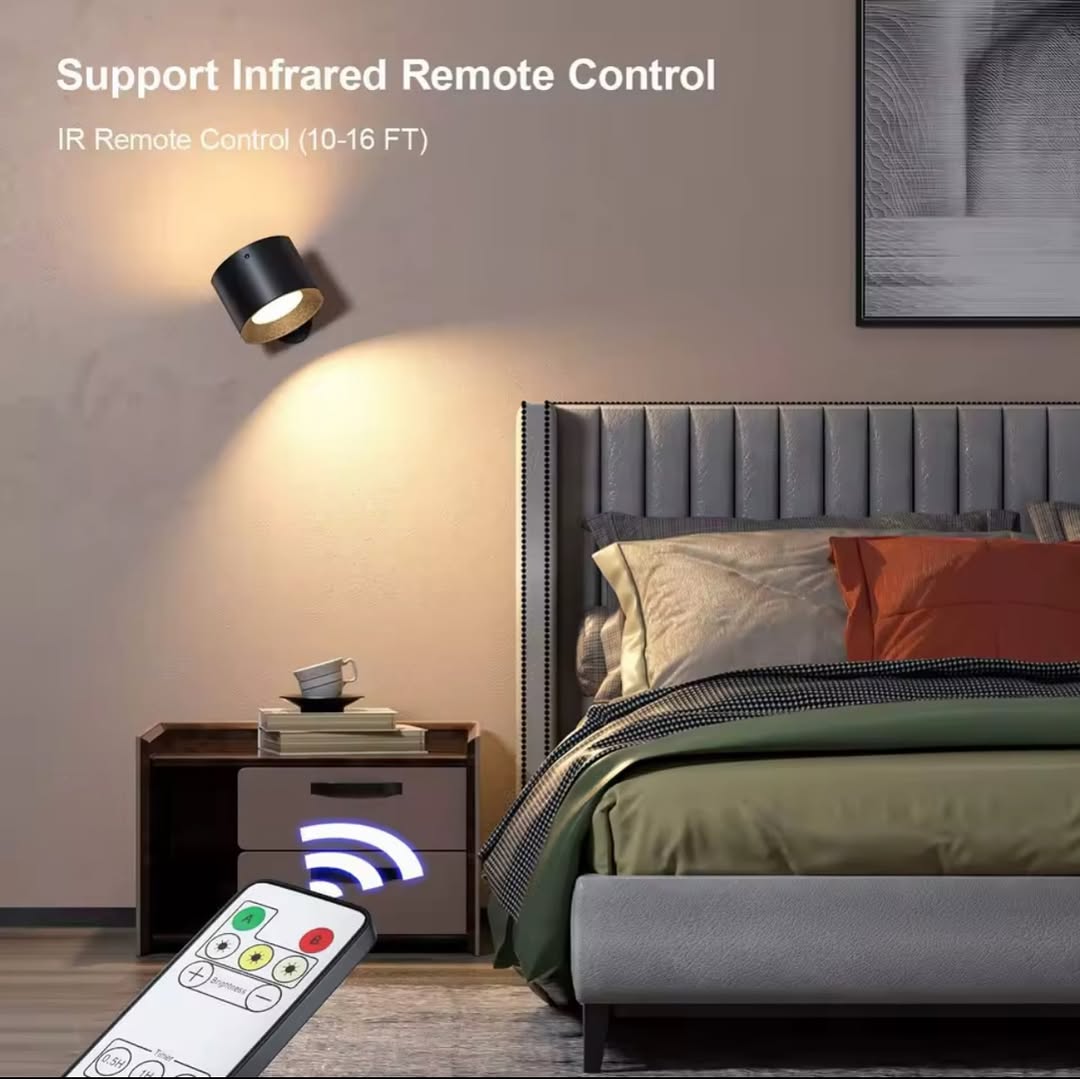 Rechargeable Wall Light with Remote