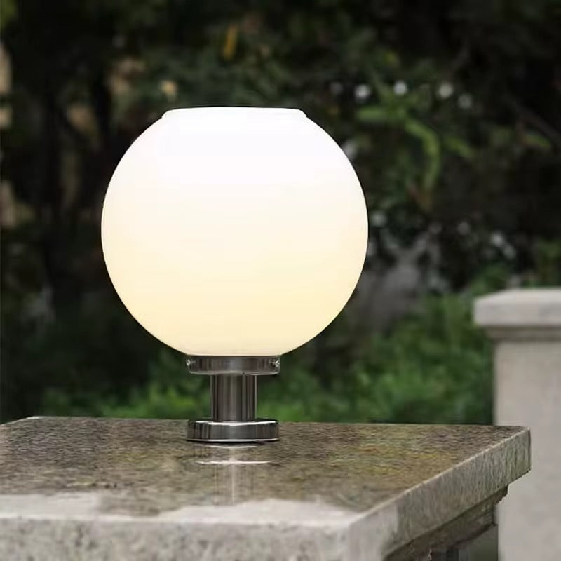 Solar Powered Outdoor Globe Light