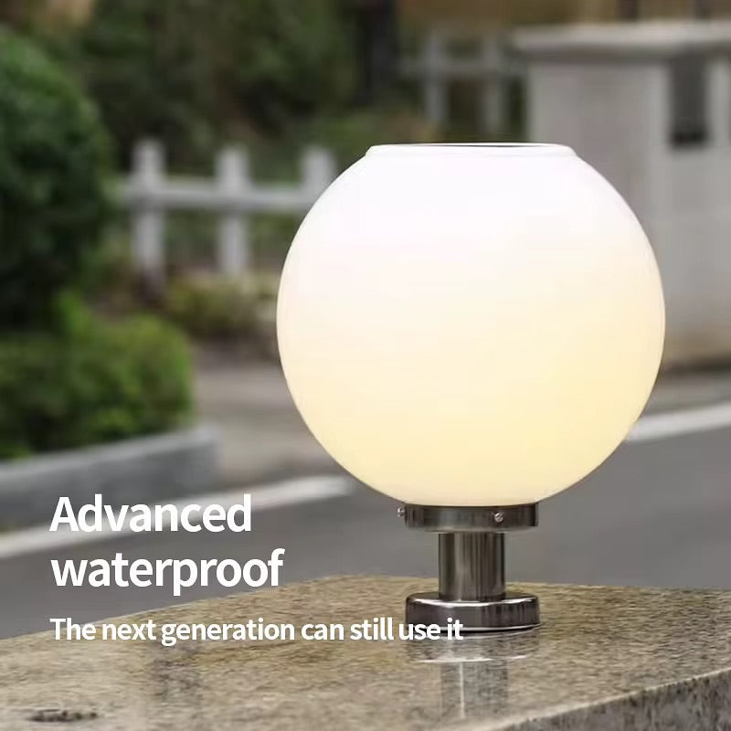 Solar Powered Outdoor Globe Light