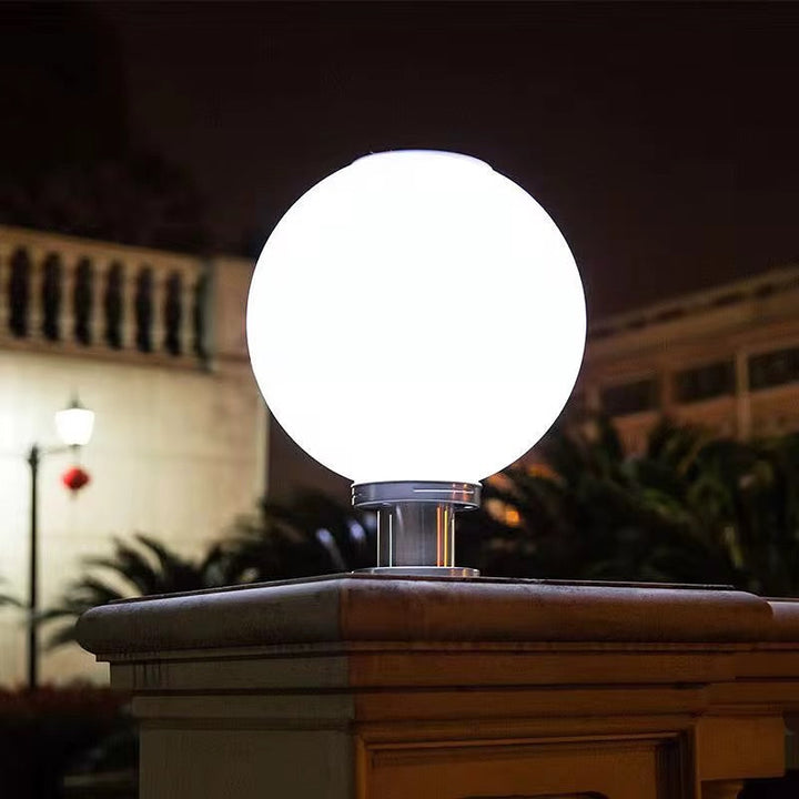 Solar Powered Outdoor Globe Light