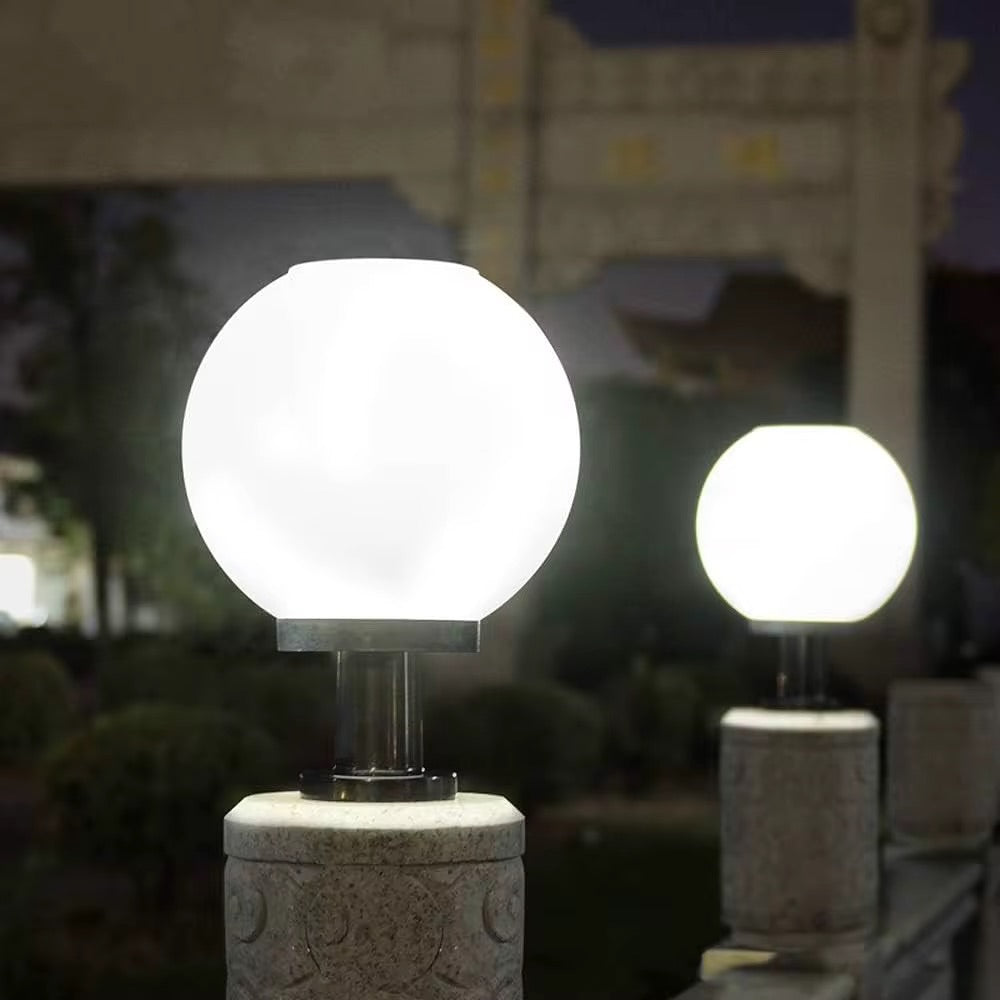 Solar Powered Outdoor Globe Light