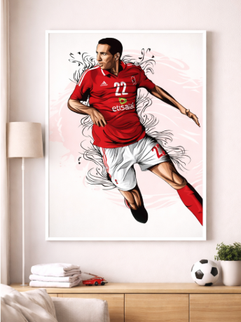 Football Player Action Canvas