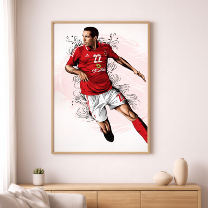 Football Player Action Canvas