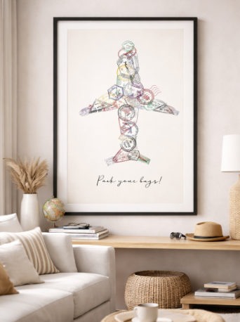 Pack Your Bags Travel Canvas
